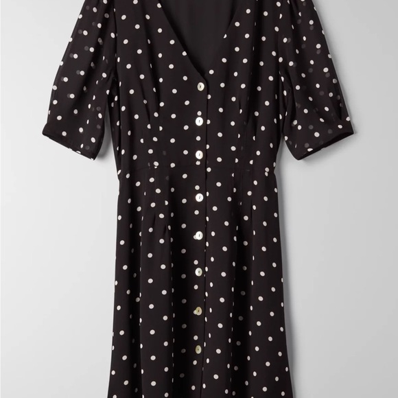 Aritzia Button Front Dress - Picture 4 of 8